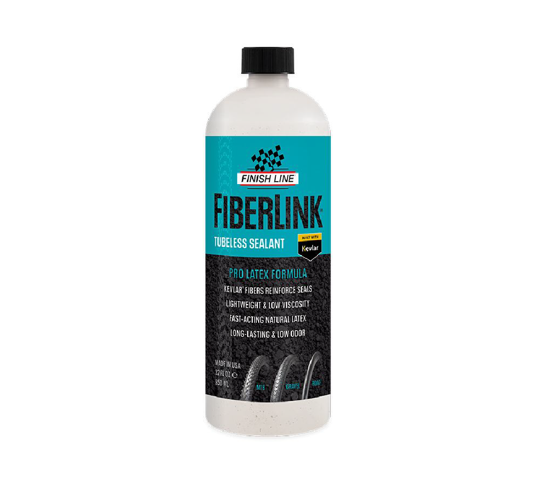 <b>Sellador de Neumáticos Tubeless Finish Line ProLatex FiberLink 32oz-950ml</b>