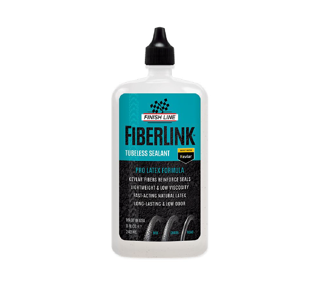 <b>Sellador de Neumáticos Tubeless Finish Line ProLatex FiberLink 8oz-240ml</b>