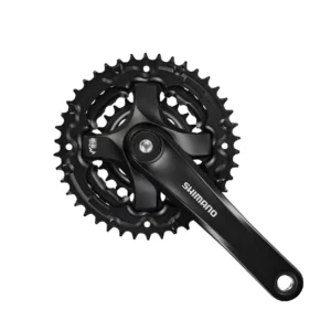 <b>Plato y Biela Tourney TY MTB 185,5mm Q-Factor 3x8/7/6v</b>